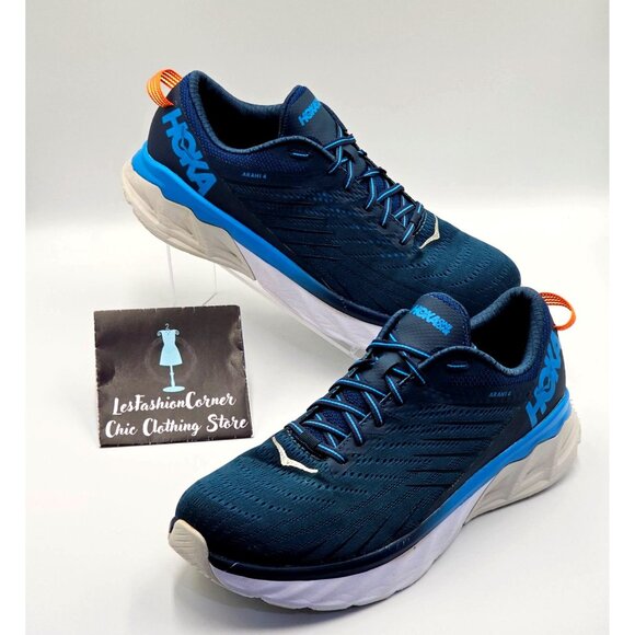 Hoka One Men’s Majolica Blue Arahi 4 Road Running Sneakers Shoes Size 11.5 2515 - Picture 5 of 16